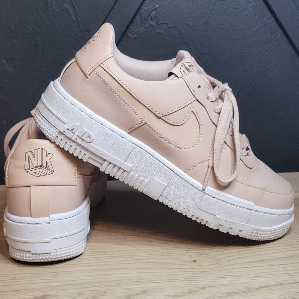 Nike Women’s Low-Top Sneakers in Blush and White